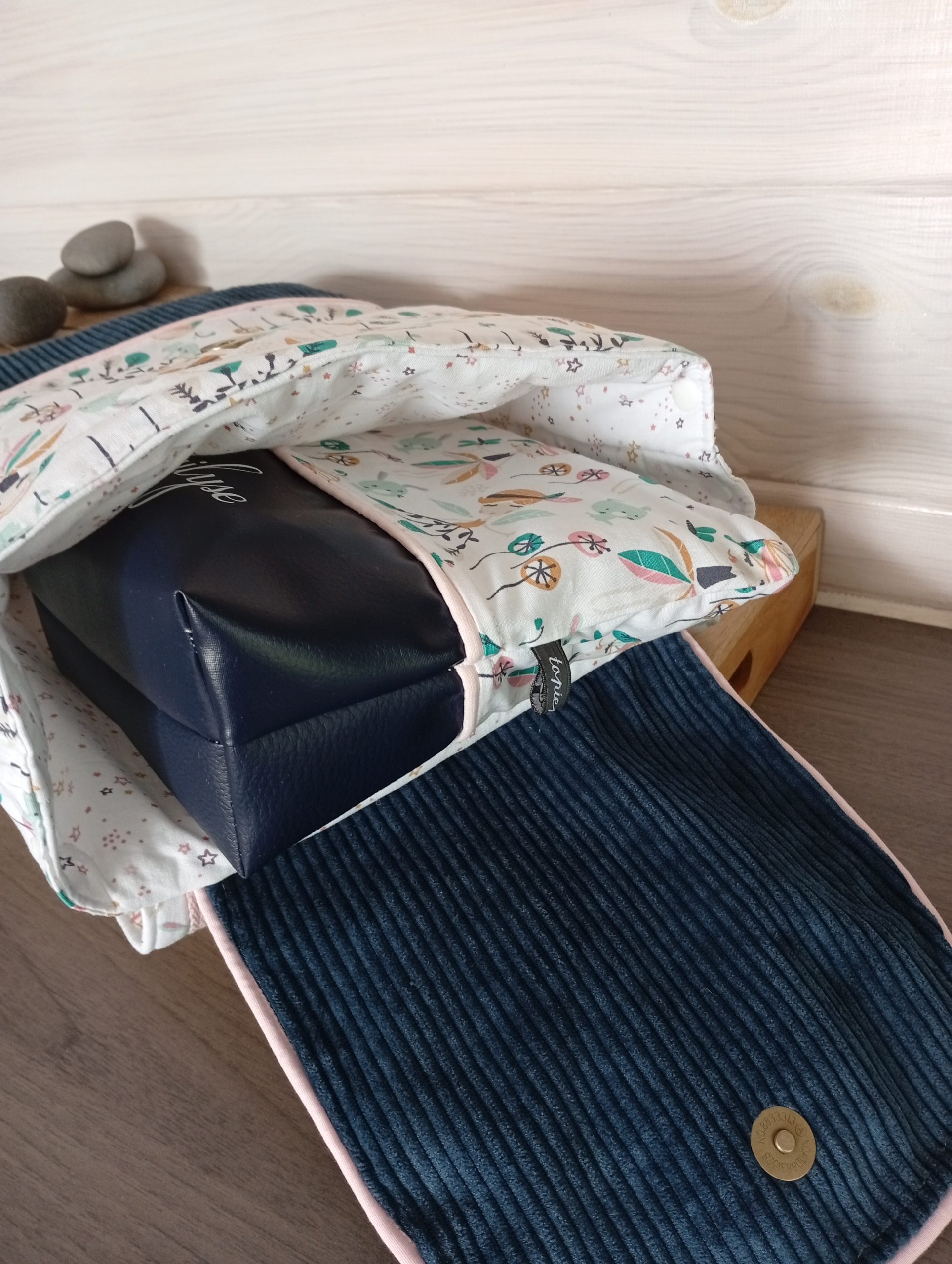 Sac à dos personnalisé pour maternelle et crèche – sac enfant avec prénom pour école et rentrée scolaire – Image 9