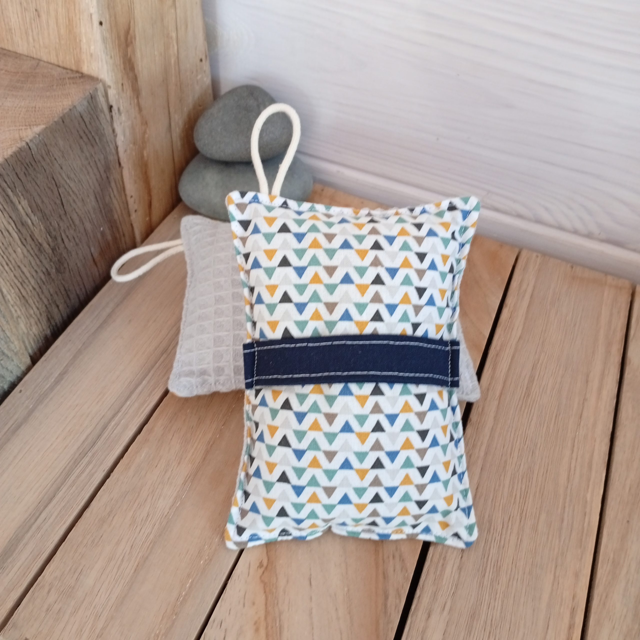 Éponge lavable et réutilisable en coton et nid d’abeille – alternative zéro déchet pour cuisine et maison – Image 17