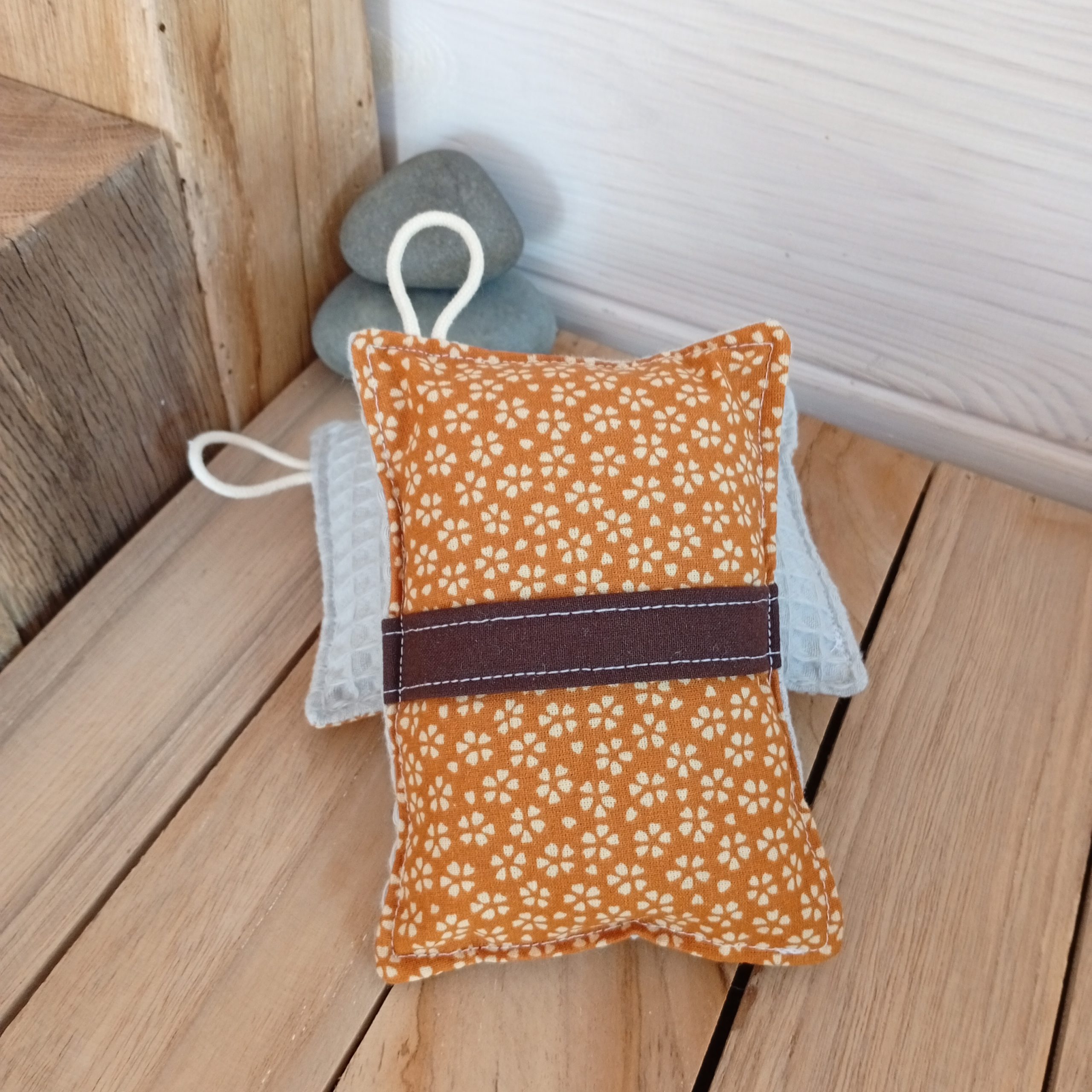 Éponge lavable et réutilisable en coton et nid d’abeille – alternative zéro déchet pour cuisine et maison – Image 9