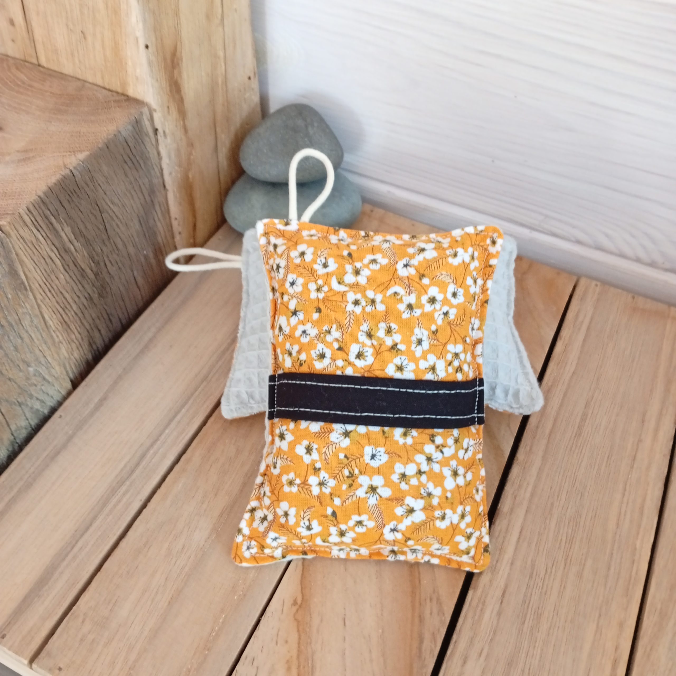 Éponge lavable et réutilisable en coton et nid d’abeille – alternative zéro déchet pour cuisine et maison – Image 11