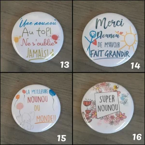 Personnalisation Cadeau Badge
