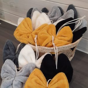 Fleur de douche en éponge de bambou doudou, Eponge de douche