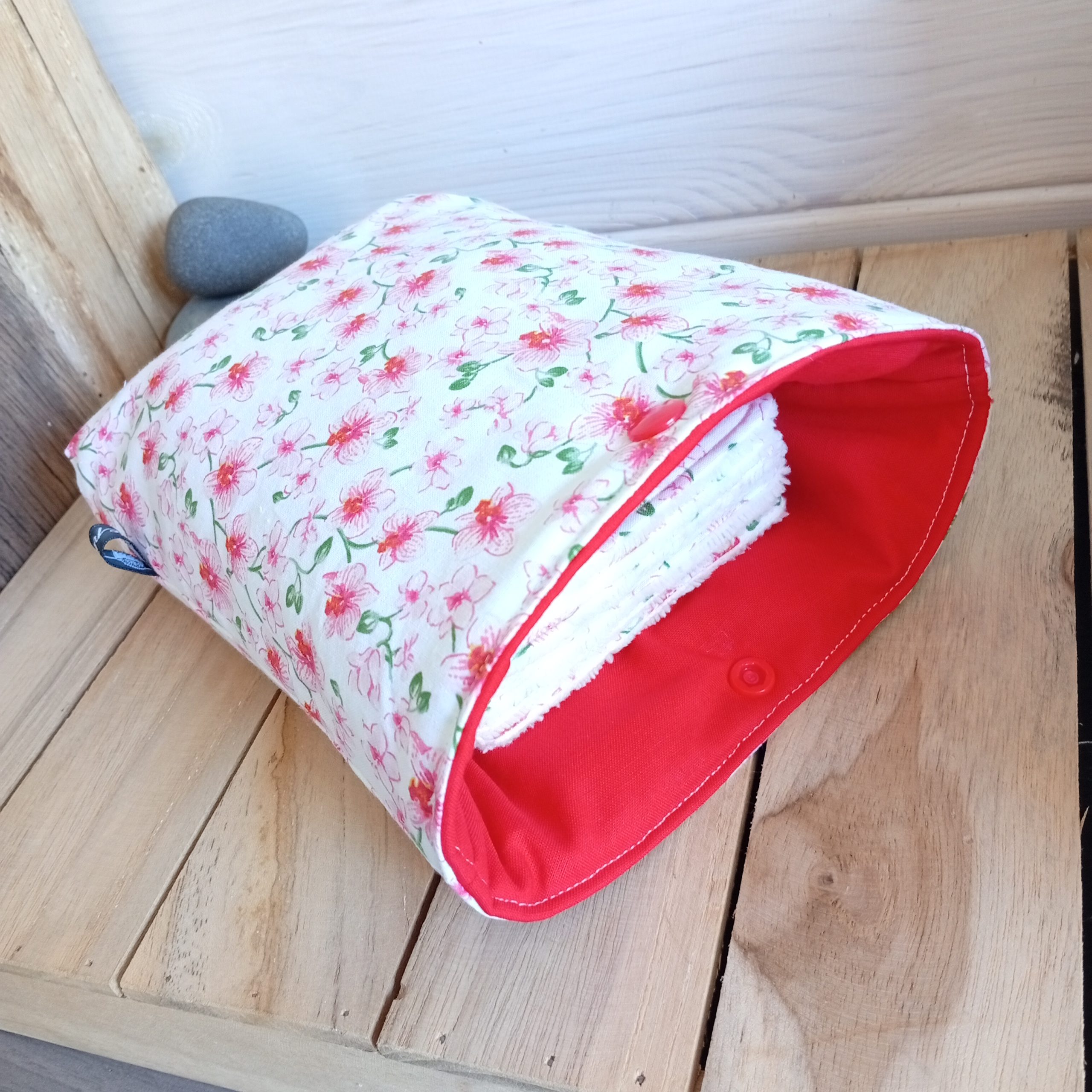lingettes lavables et sa trousse de rangement en coton imprimé – Image 12