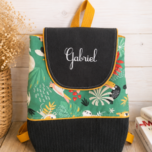 Sac à dos personnalisé pour maternelle et crèche – sac enfant avec prénom pour école et rentrée scolaire