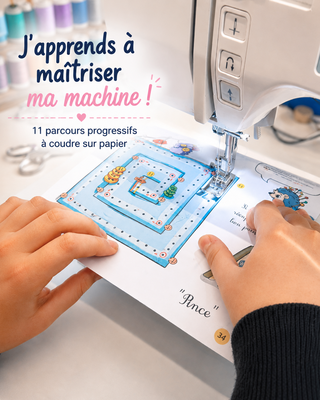 Livre couture enfant dès 8 ans – Apprendre à coudre à la machine – Image 2