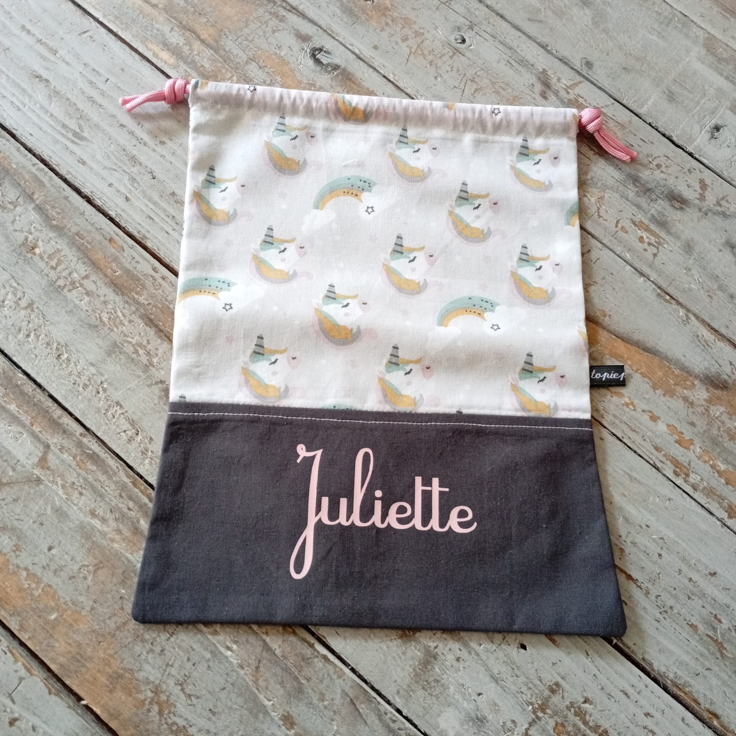 Pochon pour serviette de table avec le prénom "Juliette" – Image 2