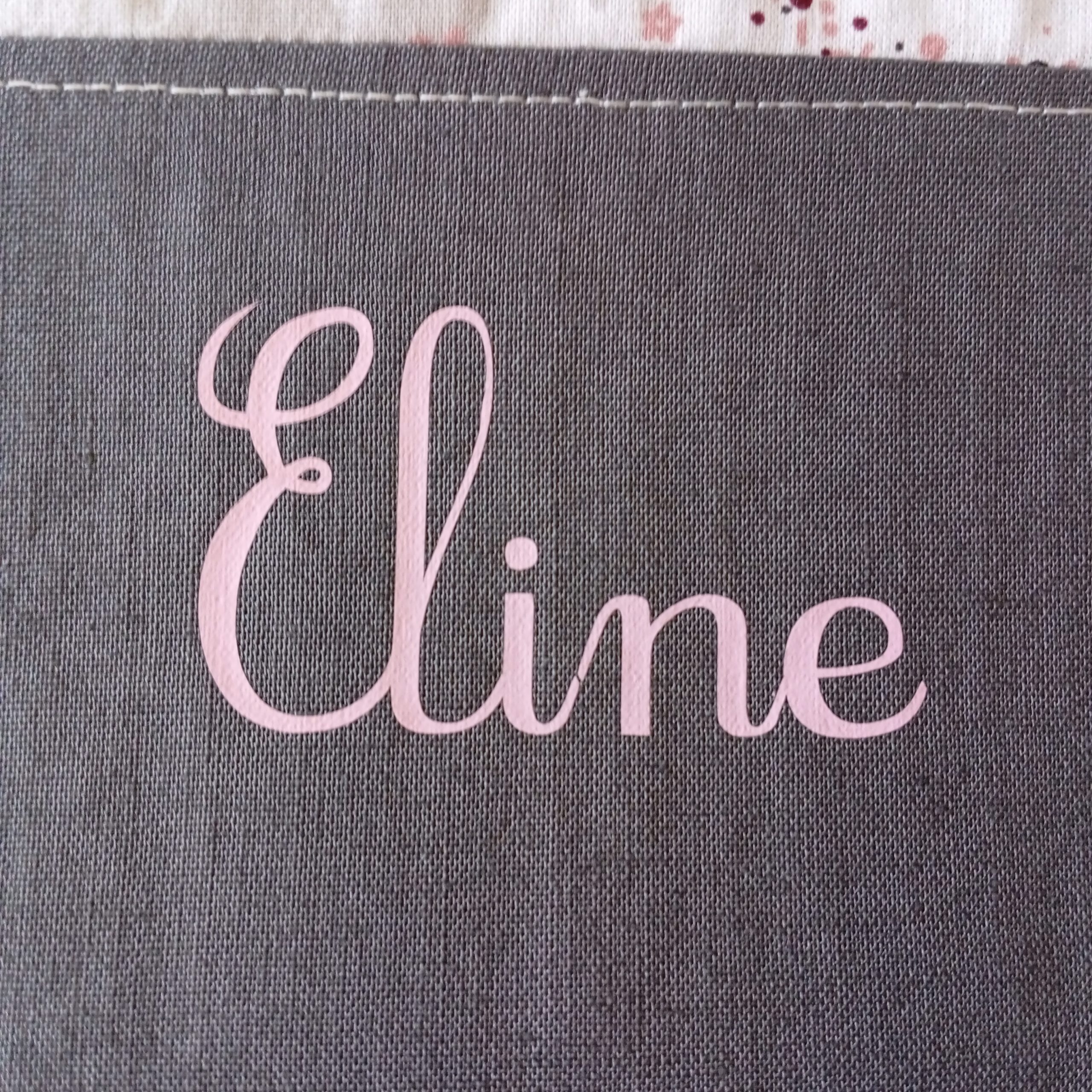 Serviette de table avec le prénom "Eline" – Image 3