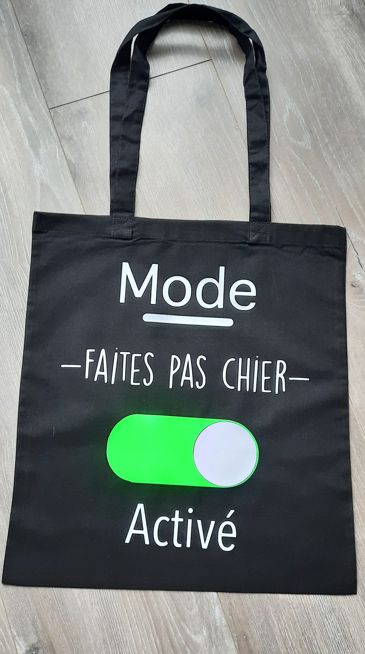 Tote bag, Sac personnalisé en flex, sac pliable en coton, idée cadeau – Image 7