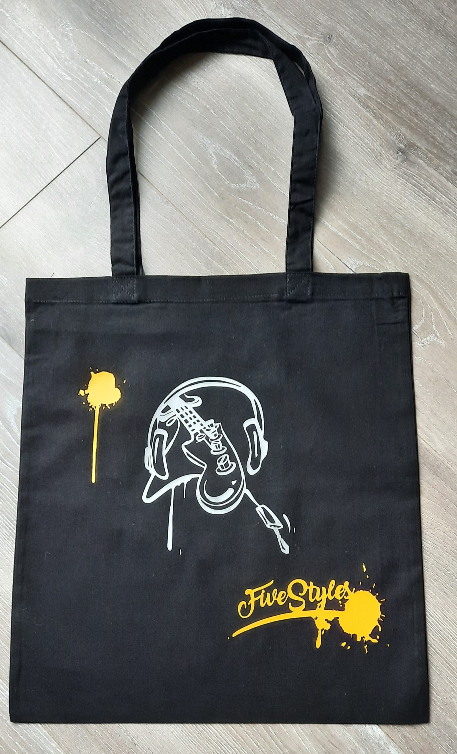 Tote bag Music, Sac personnalisé en flex, sac pliable en coton, idée cadeau – Image 6