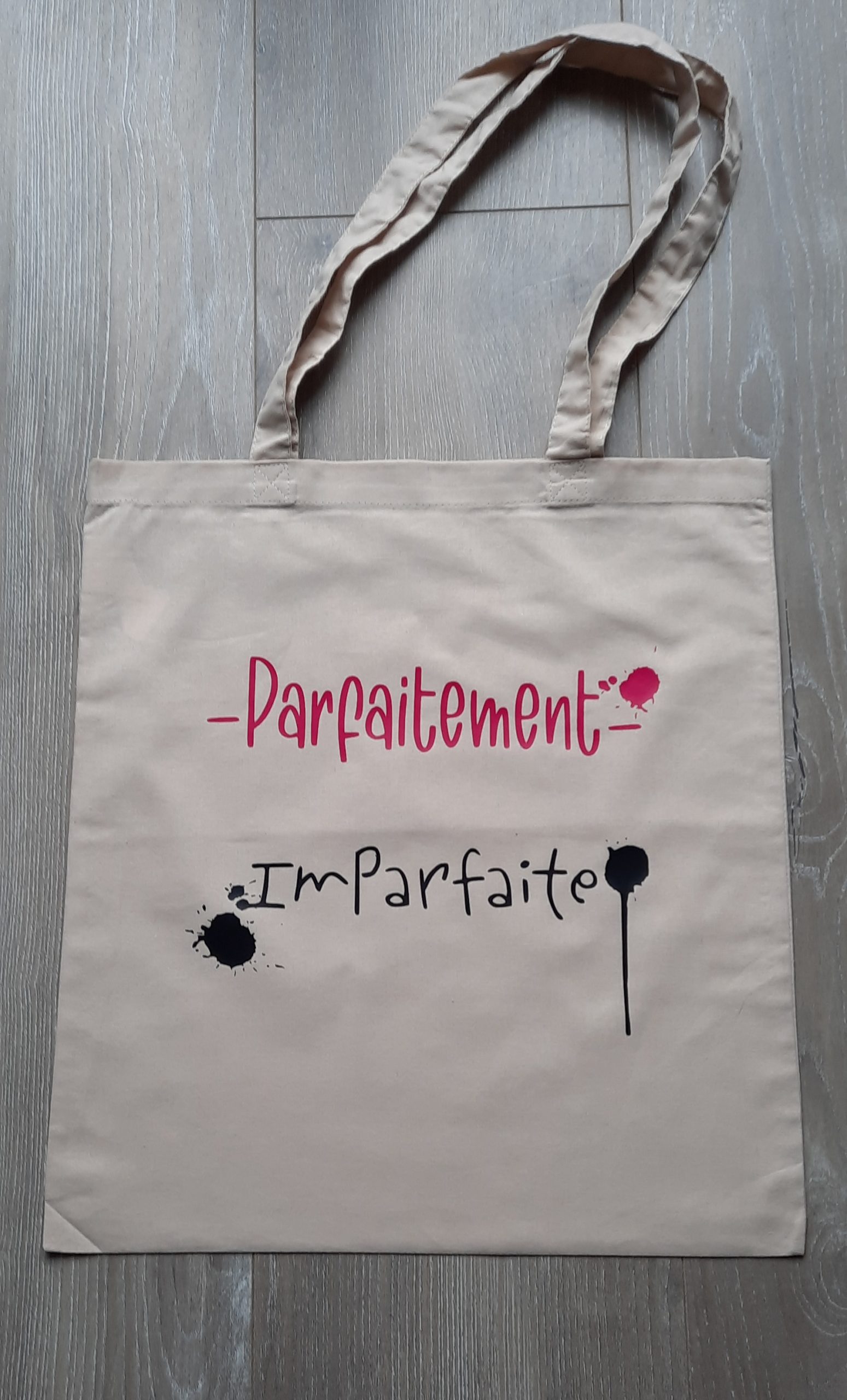 Tote bag, Sac personnalisé en flex, sac pliable en coton, idée cadeau – Image 4