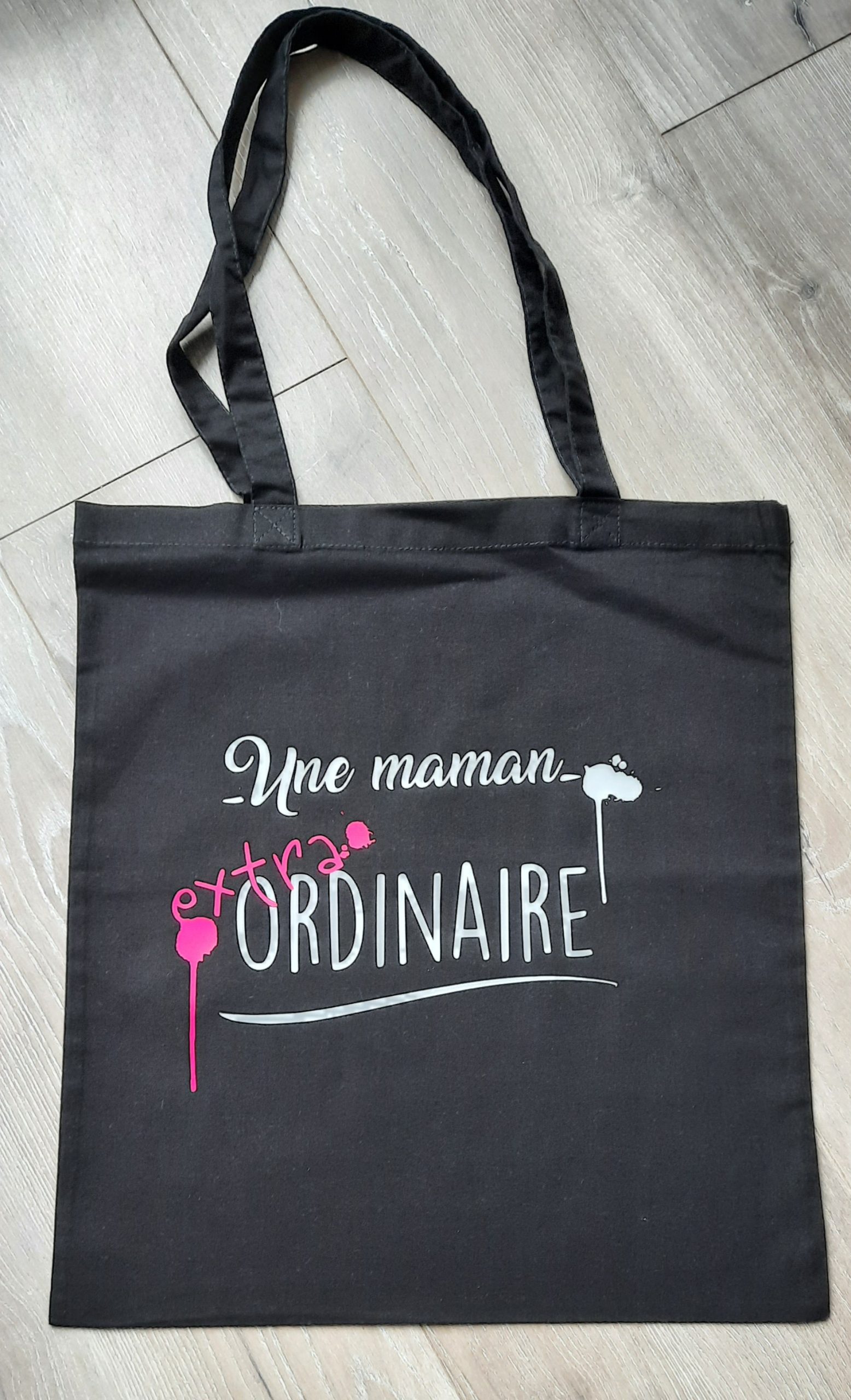 Tote bag, Sac personnalisé en flex, sac pliable en coton, idée cadeau – Image 5