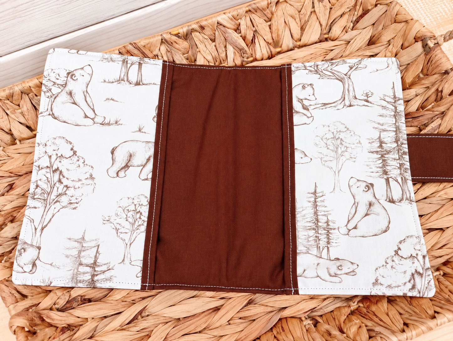 Coffret cadeau de naissance personnalisé – Couverture bébé, protège carnet de santé et trousse – Image 5
